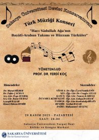 SAÜ Türk Müziği Konseri