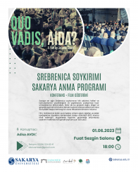Srebrenica Soykırımı Sakarya Anma Programı